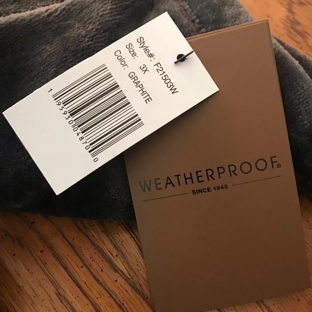 🆕 Weatherproof Sherpa Lined Fleece Hoodie Jacket - Picture 8 of 9